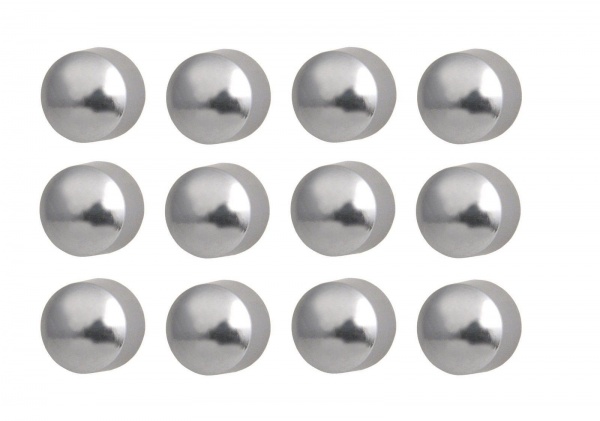 Серьги шарики средние/мини сталь (с покрытием/без покрытия)