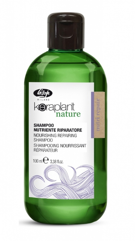 Шампунь для глубокого питания и увлажнения волос 1000мл / LISAP Keraplant Nature