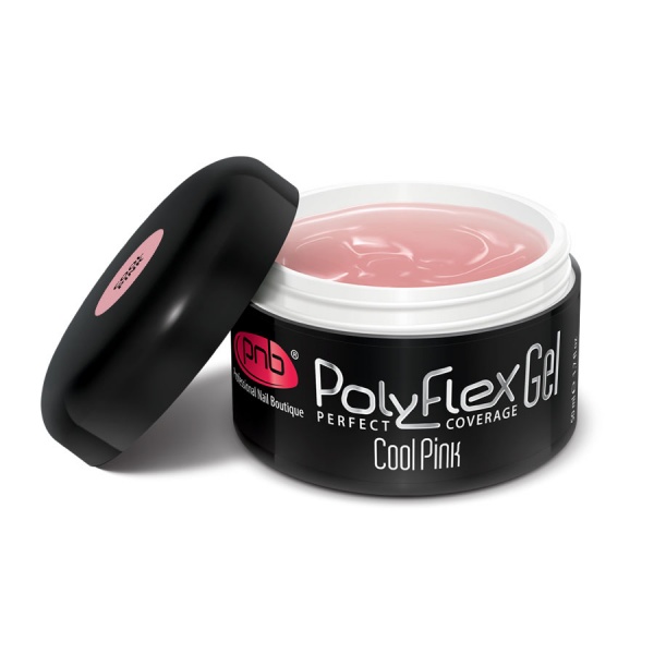Полифлекс гель холодный розовый PNB 15мл / UV/LED PolyFlex Gel Cool Pink