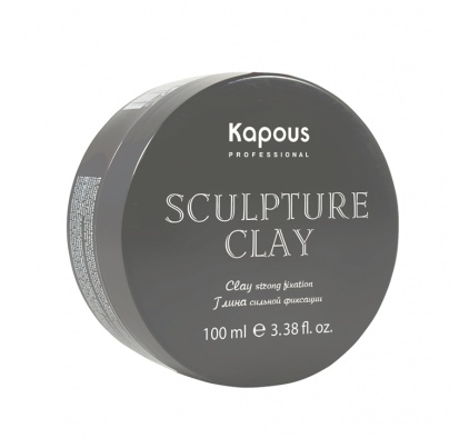 Глина д/укладки волос нормальной фиксации "Sculpture Clay" 100мл Капус