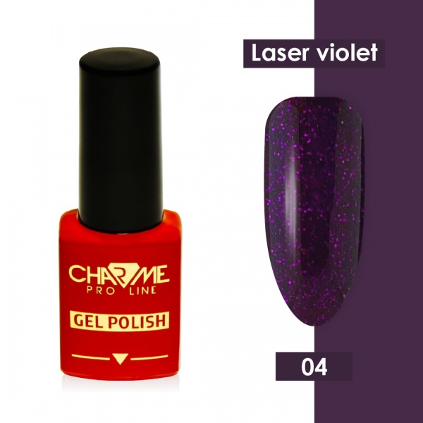 Гель-лак CHARME Laser violet Effect 04 - орнелла 10мл