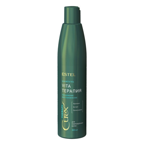 Шампунь "Vita-терапия" для поврежденных волос 300мл / ESTEL CUREX Therapy