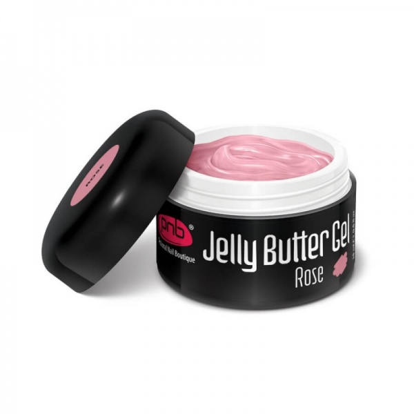 Гель-желе камуфлирующий, розовый PNB 15мл / Jelly Butter Gel Rose
