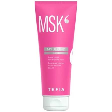 Розовая маска для светлых волос 250мл / TEFIA MYBLOND