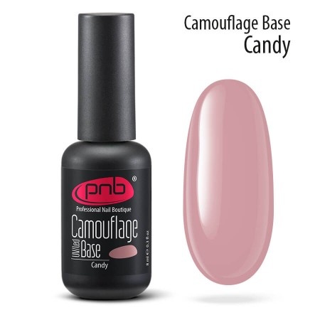 Камуфлирующая каучуковая база PNB конфетка 8мл / UV/LED Camouflage Base Candy