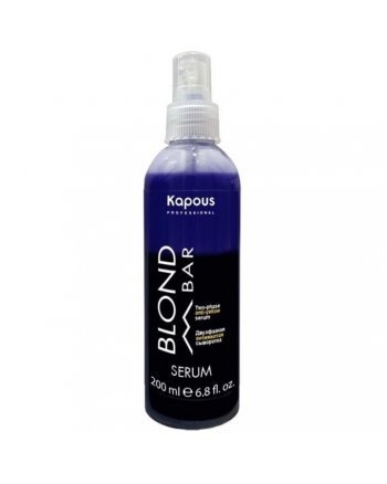 Двухфазная сыворотка для волос с антижелтым эффектом 200мл / KAPOUS Blond Bar