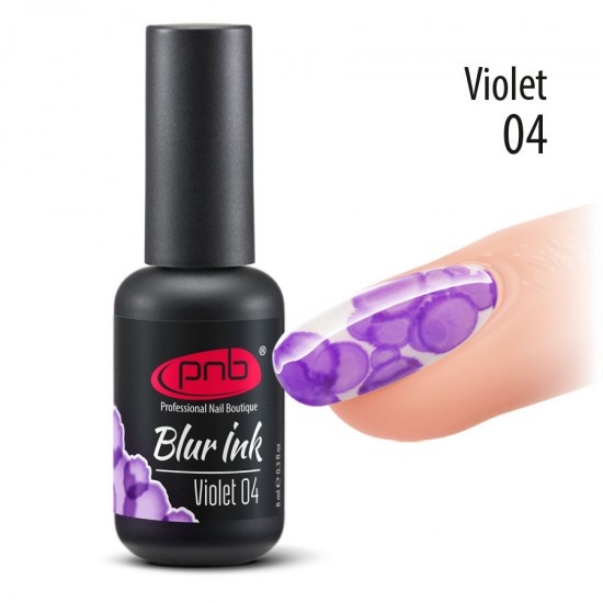 Аква-чернила для дизайна ногтей 04 Фиолетовые PNB 4мл