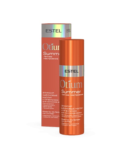 Эликсир "Шелковые капли" с UV-фильтром для кончиков волос 100мл / ESTEL OTIUM SUMMER