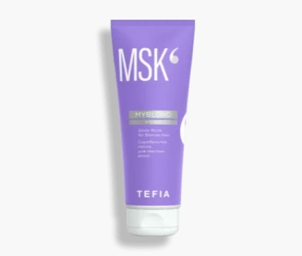 Серебристая маска для светлых волос 250мл (туба) / TEFIA MYBLOND