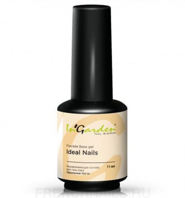 Основа для гель-лака выравнивающая "Идеальные ногти" Flexible base gel "ideal nails" 11мл / InGarden