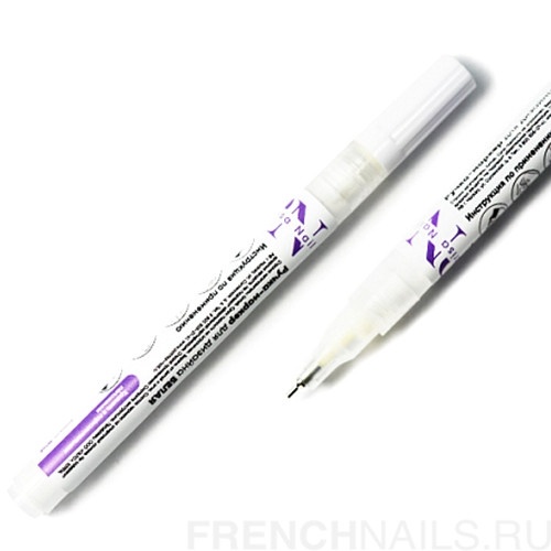 Ручка-маркер для дизайна белая / PATRISA NAIL