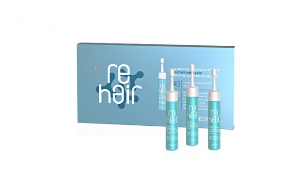 Сыворотка-реконструктор Microbiom scalp против выпадения волос 7х10мл / ESTEL reHAIR