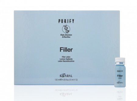 FILLER LOTION - Уплотняющий лосьон для волос 12х10мл / KAARAL PURIFY