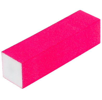 Блок четырехсторонний шлифовальный цветной (10 Розовый неоновый) / IRISK