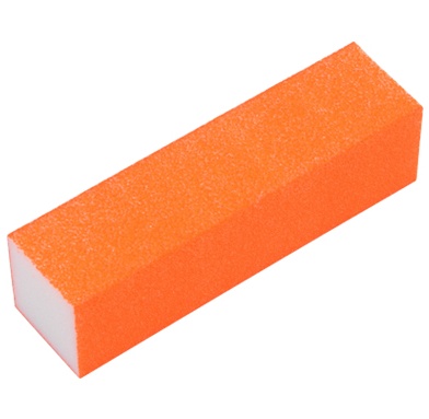 Блок четырехсторонний шлифовальный цветной (12 Оранжевый неоновый) / IRISK