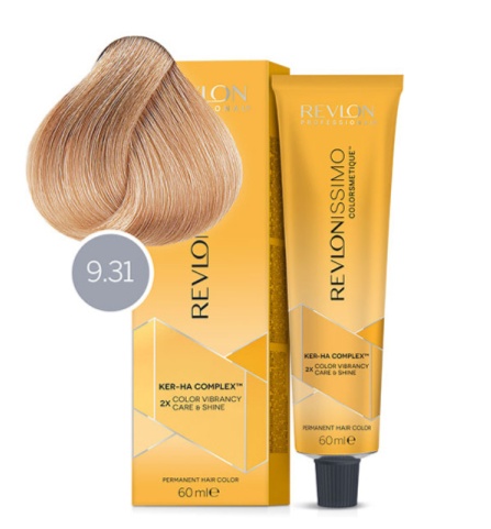 Краситель для волос REVLONISSIMO Colorsmetique High Coverage 9-31 Бежевый очень светлый блондин 60мл