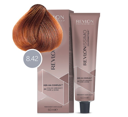 Краситель для волос REVLONISSIMO Colorsmetique High Coverage 8-42 Медовый светлый блондин 60мл