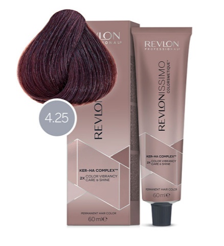 Краситель для волос REVLONISSIMO Colorsmetique High Coverage 4-25 Шоколадно-ореховый блондин 60мл