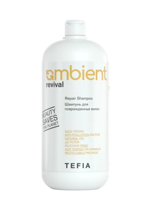 Шампунь для поврежденных волос 950мл / TEFIA AMBIENT Revival