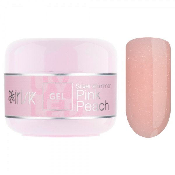 Гель АВС Limited collection 15мл (15 Pink Peach (Silver shimmer)) / IRISK