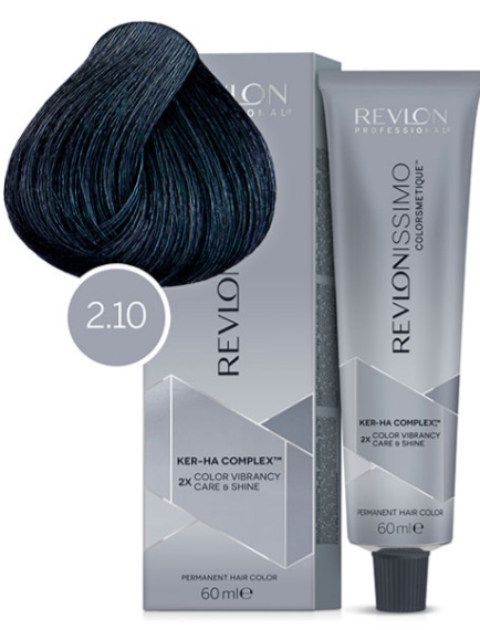 Краситель для волос REVLONISSIMO Colorsmetique 2.10 Черный насыщенно пепельный 60мл