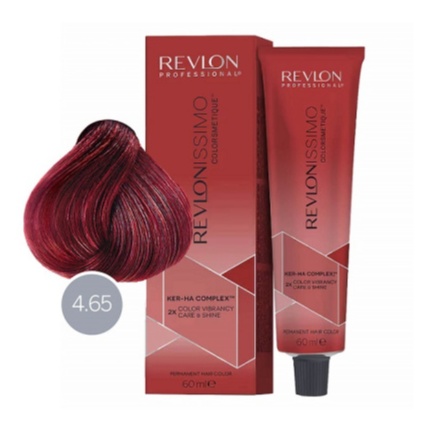 Краситель для волос REVLONISSIMO Colorsmetique 4.65 Коричневый красно-махагоновый 60мл