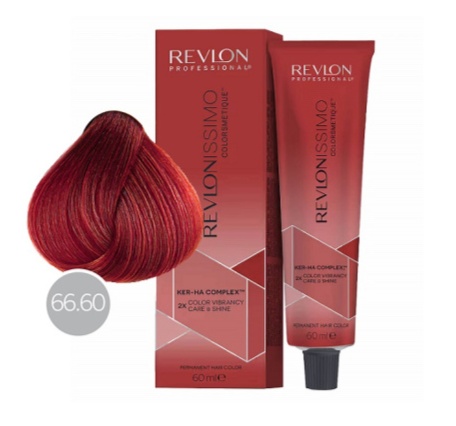 Краситель для волос REVLONISSIMO Colorsmetique 66.60 Темный блондин насыщенно-красный 60мл