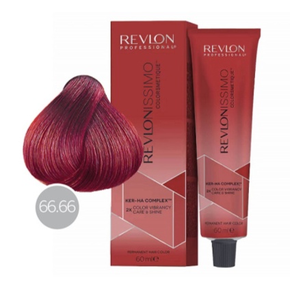 Краситель для волос REVLONISSIMO Colorsmetique 66.66 Темный блондин гипер красный 60мл