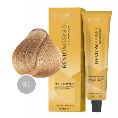 Краситель для волос REVLONISSIMO Colorsmetique 9.3 Очень светлый золотой 60мл