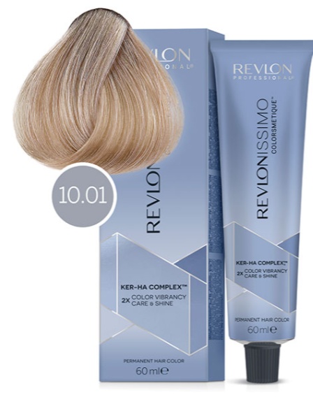 Краситель для волос REVLONISSIMO Colorsmetique 10.01 Очень сильно светлый блондин пепельный 60мл