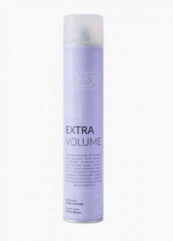Лак для волос 15 в 1 EXTRA экстра объем 500мл / DEW PROFESSIONAL