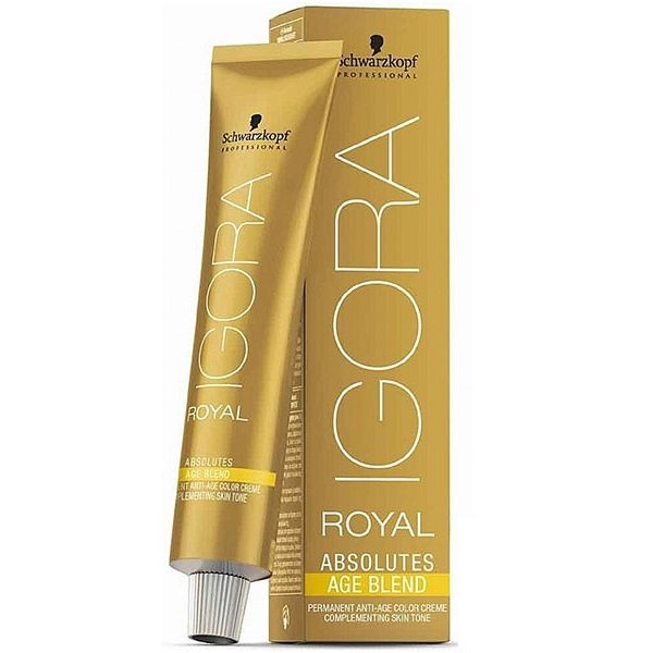 Крем-краска для волос IGORA Royal Absolutes Age Blend 8-01 Светлый русый натуральный сандрэ 60мл
