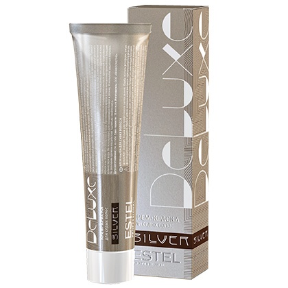 Краска д/волос De Luxe Silver 4/0 Шатен 60мл