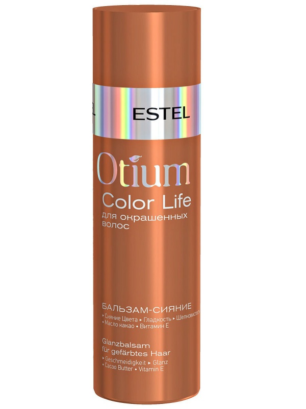 Бальзам-сияние д/окрашенных волос 200мл Otium ESTEL